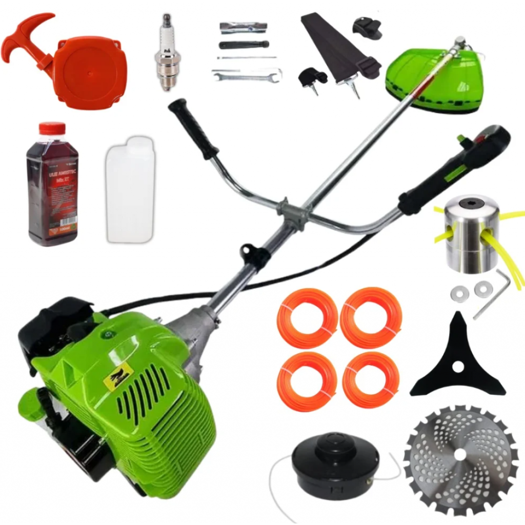 PACHET Motocoasa Benzina 8.5CP,2t timpi 14 ACCESORII,12000rpm